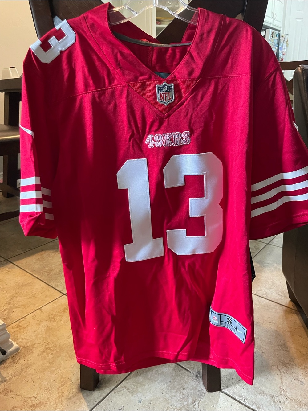 NWT San Francisco 49ers #13 Red Football Jersey, Brock Purdy